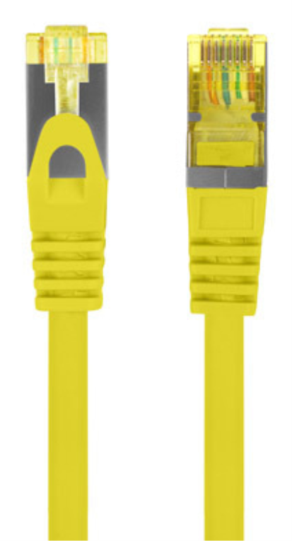 Lanberg PCF6A-10CU-0050-Y cable de red Amarillo 0,5 m Cat6a S/FTP (S-STP)