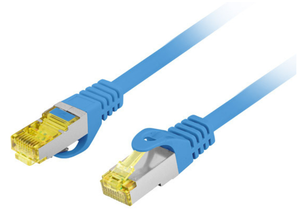 Lanberg PCF6A-10CU-0100-B cable de red Azul 1 m Cat6a S/FTP (S-STP)