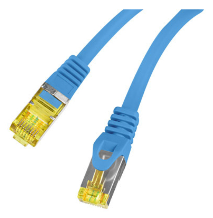 Lanberg PCF6A-10CU-0100-B cable de red Azul 1 m Cat6a S/FTP (S-STP)