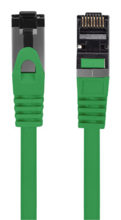 Lanberg PCF8-10CU-0050-G cable de red Verde 0,5 m Cat8.1 S/FTP (S-STP)