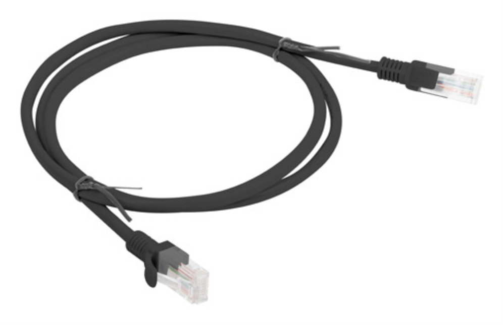 Lanberg PCU5-10CC-0100-BK cable de red Negro 1 m Cat5e U/UTP (UTP)