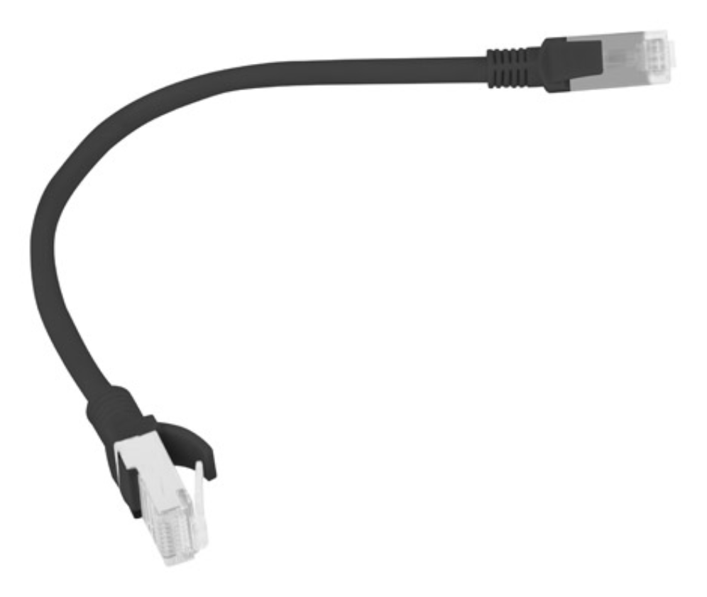Lanberg PCU6-10CC-0025-BK cable de red Negro 0,25 m Cat6 U/UTP (UTP)