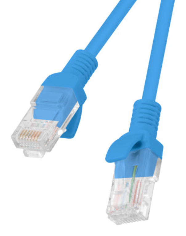 Lanberg PCU6-10CC-0050-B cable de red Azul 0,5 m Cat6 U/UTP (UTP)