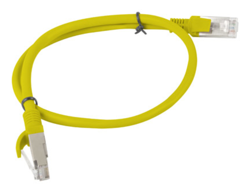 Lanberg PCU6-10CC-0050-Y cable de red Amarillo 0,5 m Cat6 U/UTP (UTP)