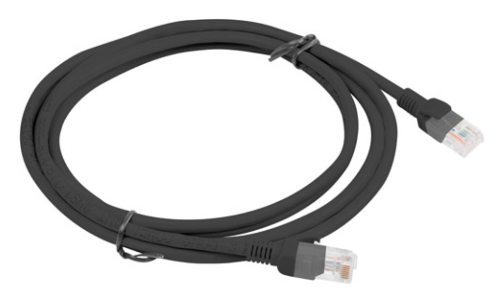 Lanberg PCU6-10CC-0200-BK cable de red Negro 2 m Cat6 U/UTP (UTP)