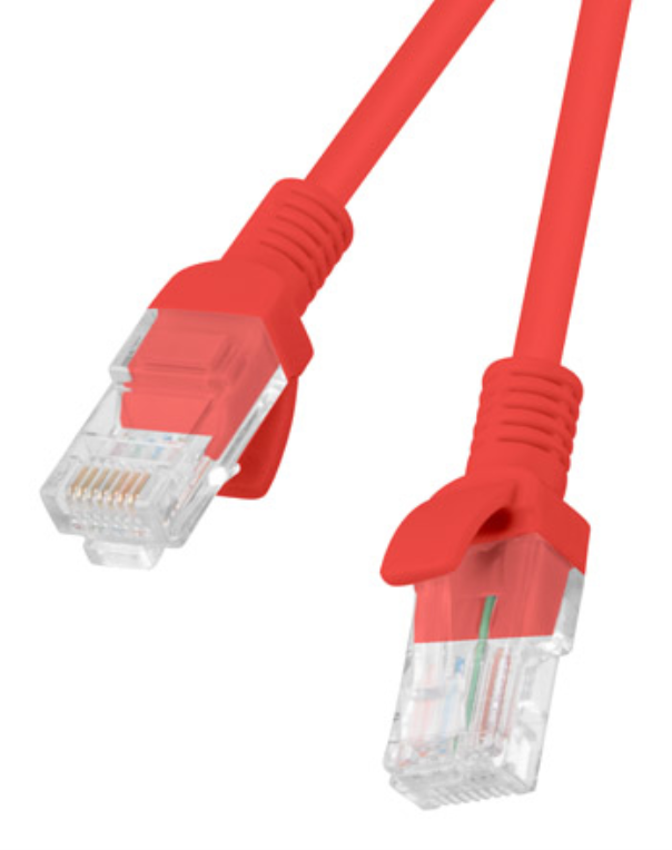 Lanberg PCU6-10CC-0200-R cable de red Rojo 2 m Cat6 U/UTP (UTP)