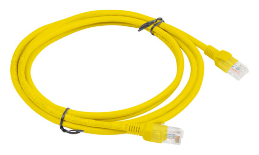 Lanberg PCU6-10CC-0200-Y cable de red Amarillo 2 m Cat6 U/UTP (UTP)