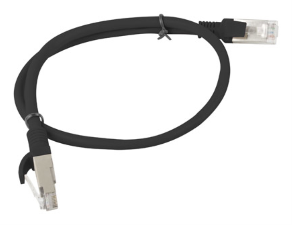Lanberg PCU6-10CC-0050-BK cable de red Negro 0,5 m Cat6 U/UTP (UTP)