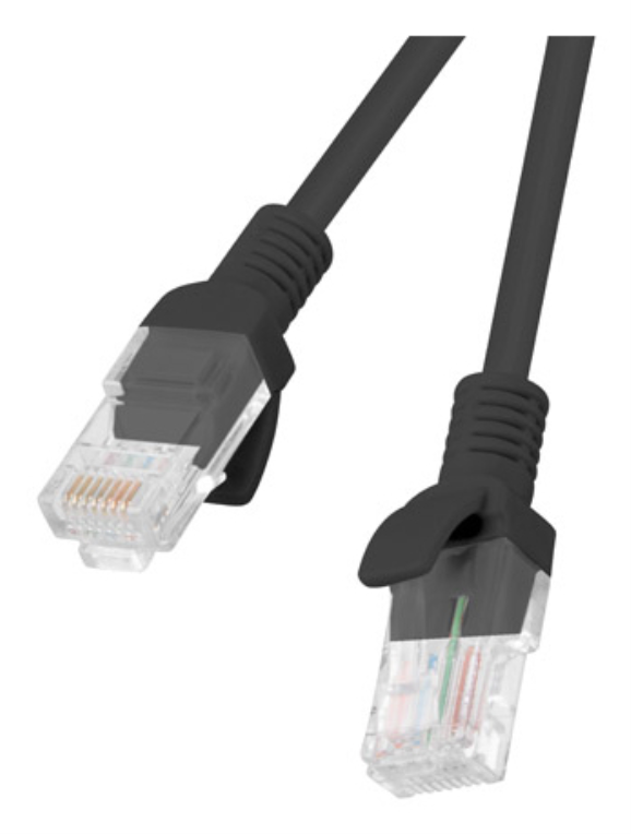Lanberg PCU6-10CC-0050-BK cable de red Negro 0,5 m Cat6 U/UTP (UTP)