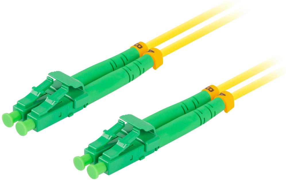Lanberg FO-LALA-SD11-0010-YE Cable de fibra óptica e InfiniBand 1 m LC Amarillo
