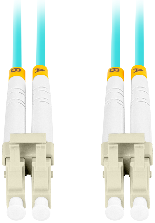 Lanberg FO-LULU-MD31-0050-TQ Cable de fibra óptica e InfiniBand 5 m LC Color aguamarina