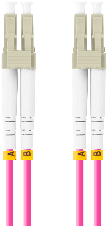 Lanberg FO-LULU-MD41-0020-VT Cable de fibra óptica e InfiniBand 2 m LC Violeta