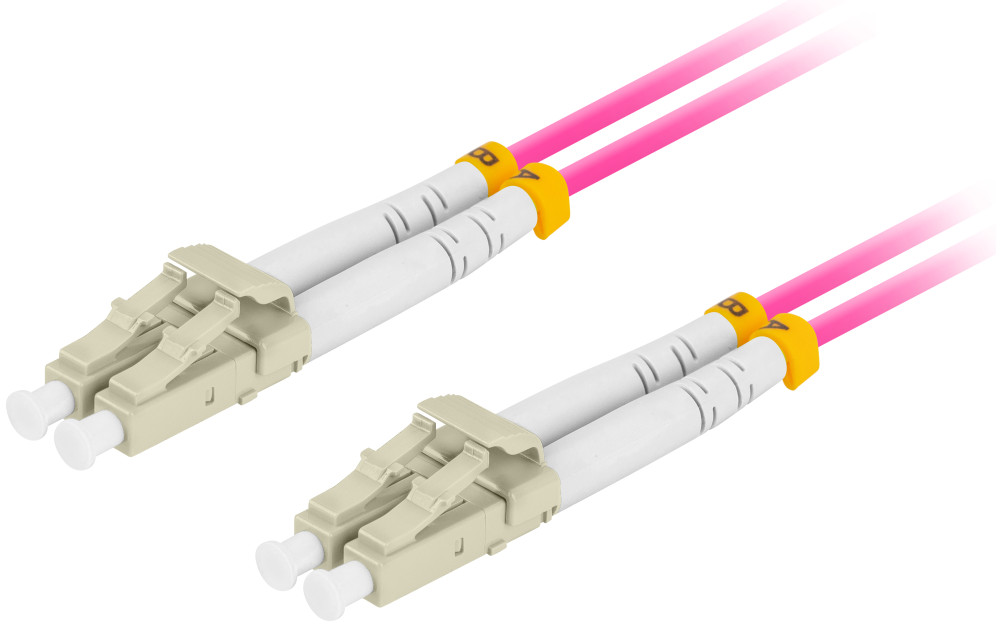Lanberg FO-LULU-MD41-0020-VT Cable de fibra óptica e InfiniBand 2 m LC Violeta