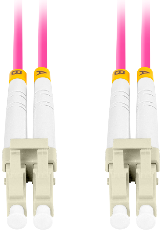 Lanberg FO-LULU-MD41-0020-VT Cable de fibra óptica e InfiniBand 2 m LC Violeta