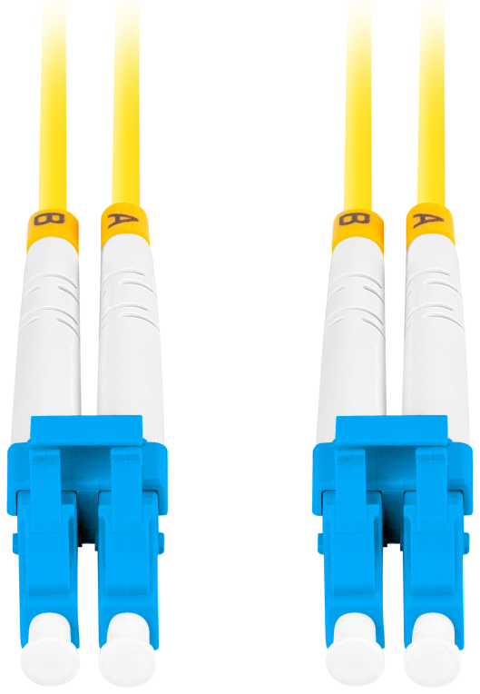 Lanberg FO-LULU-SD11-0010-YE Cable de fibra óptica e InfiniBand 3 m LC Amarillo