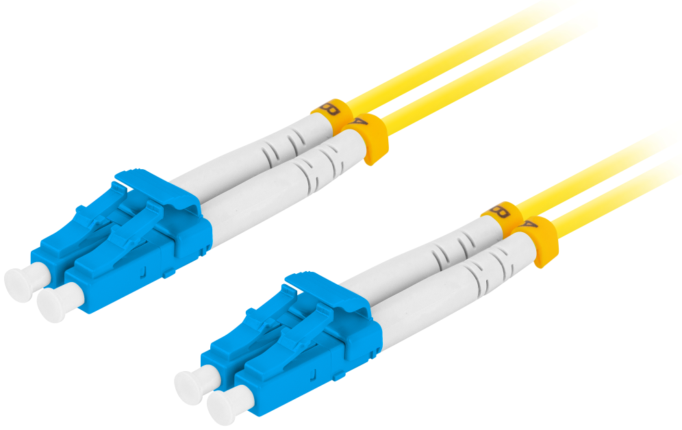 Lanberg FO-LULU-SD11-0020-YE Cable de fibra óptica e InfiniBand 2 m LC Amarillo