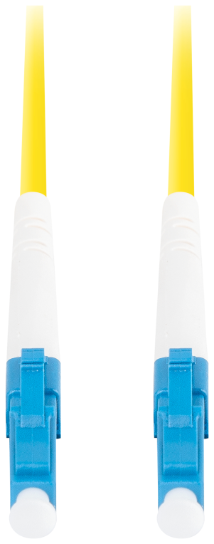 Lanberg FO-LULU-SS11-0010-YE Cable de fibra óptica e InfiniBand 1 m LC Amarillo