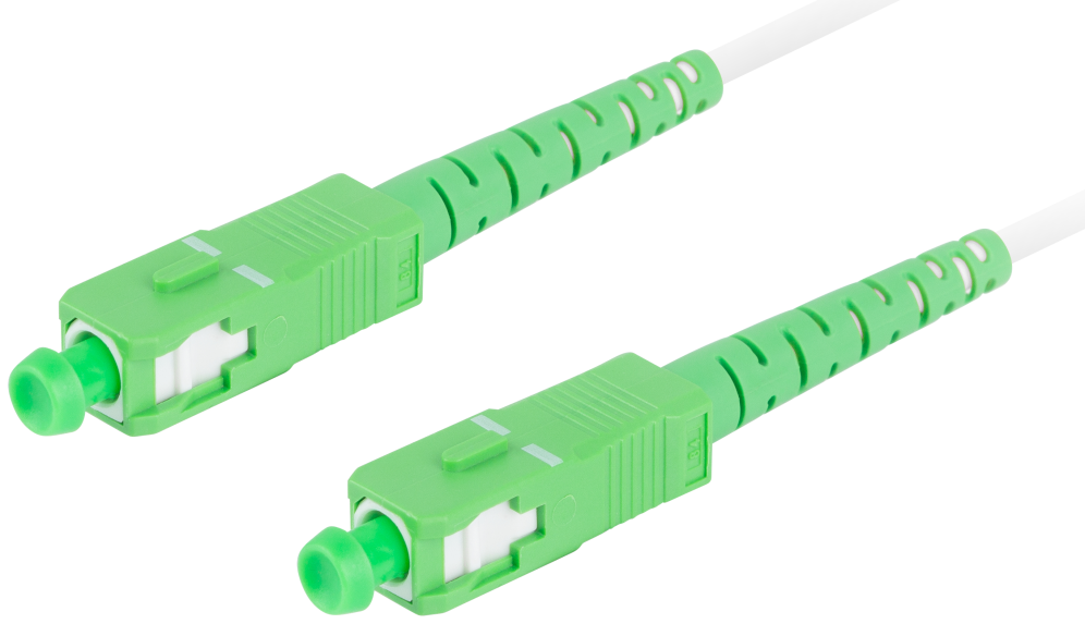Lanberg FO-SASA-SS21-0025-WH Cable de fibra óptica e InfiniBand 2,5 m SC Blanco