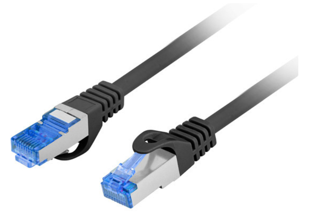 Lanberg PCF6A-10CC cable de red Negro 5 m Cat6a S/FTP (S-STP)