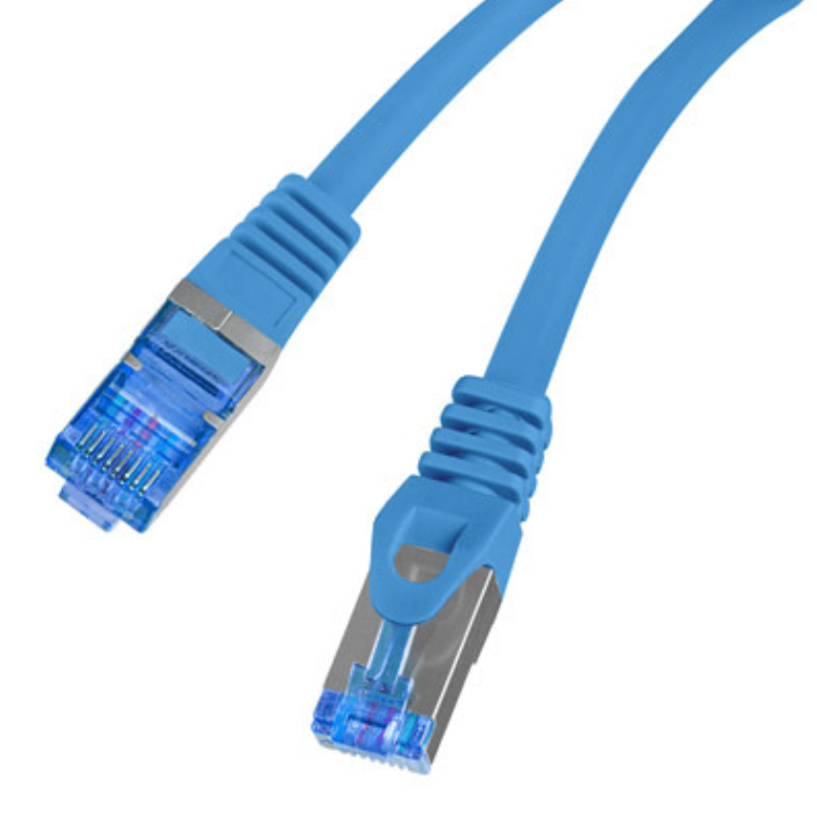 Lanberg PCF6A-10CC cable de red Azul 0,25 m Cat6a S/FTP (S-STP)