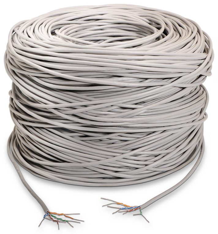 AISENS A133-0208 cable de red Gris 100 m Cat5e U/UTP (UTP)