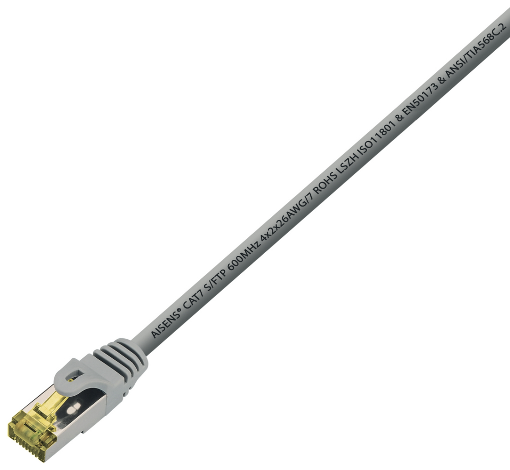 AISENS A146-0333 cable de red Gris 0,5 m Cat7 S/FTP (S-STP)