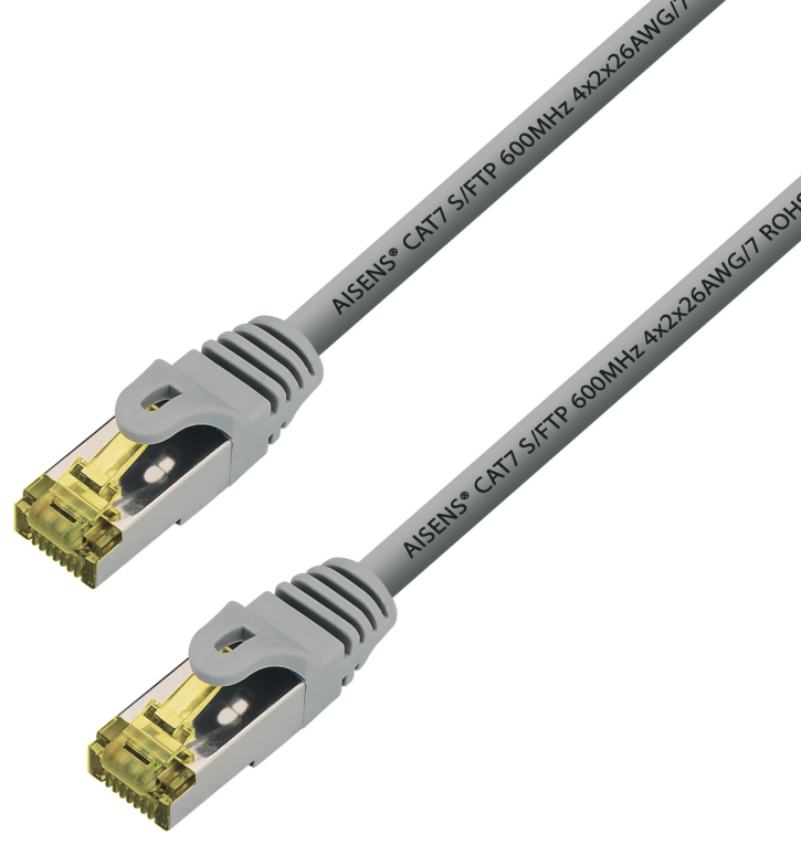 AISENS A146-0332 cable de red Gris 0,25 m Cat7 S/FTP (S-STP)