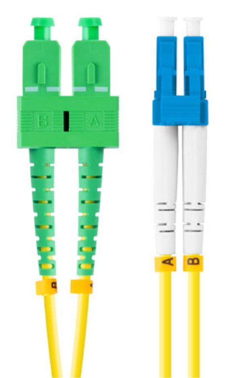 Lanberg FO-LUSA-SD11-0020-YE Cable de fibra óptica e InfiniBand 2 m SC LC LC/SC Amarillo