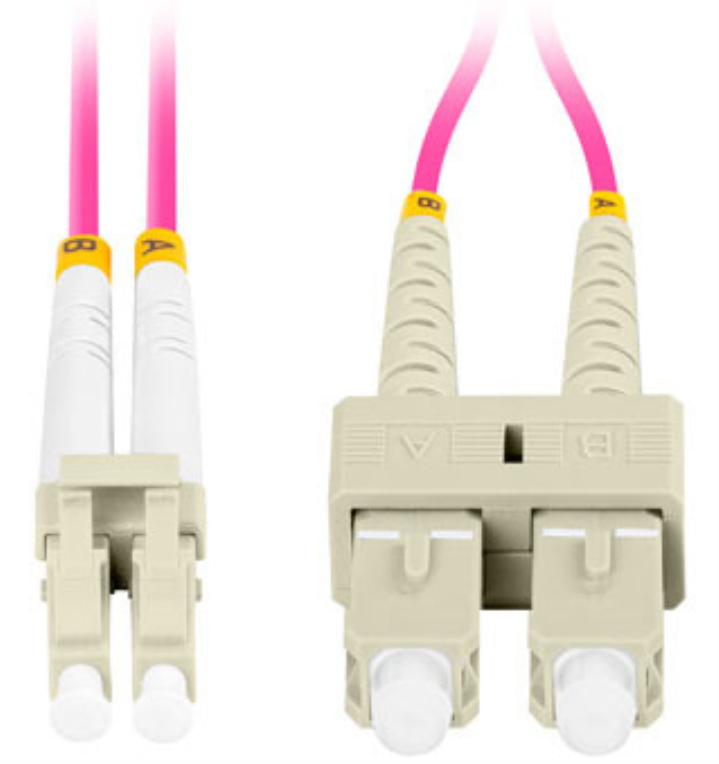 Lanberg FO-LUSU-MD41-0010-VT Cable de fibra óptica e InfiniBand 1 m LC SC LC/SC Violeta
