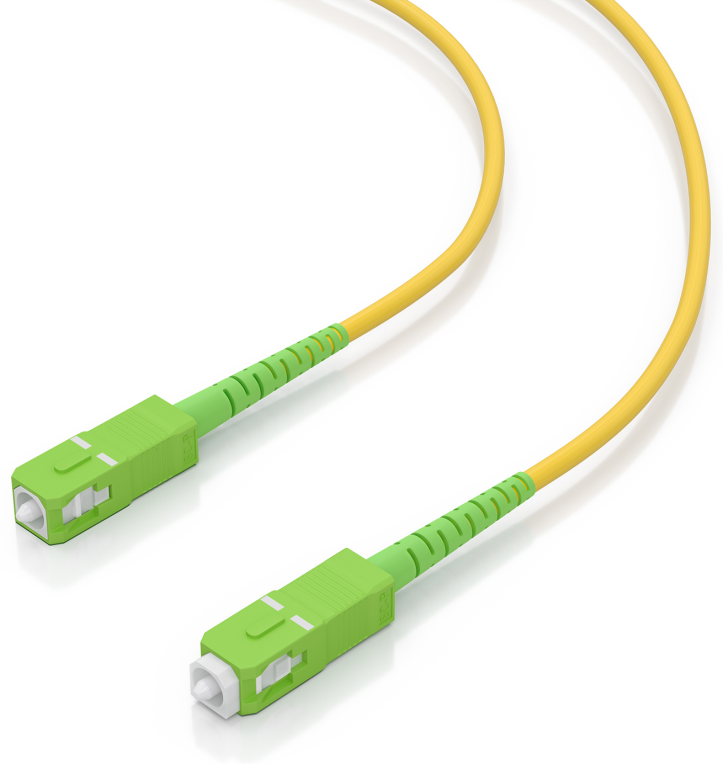 AISENS Cable Fibra Óptica Latiguillo G657A2 3.0 9/125 SMF Simplex CPR DCA LSZH, SC/APC-SC/APC, Amarillo, 15m
