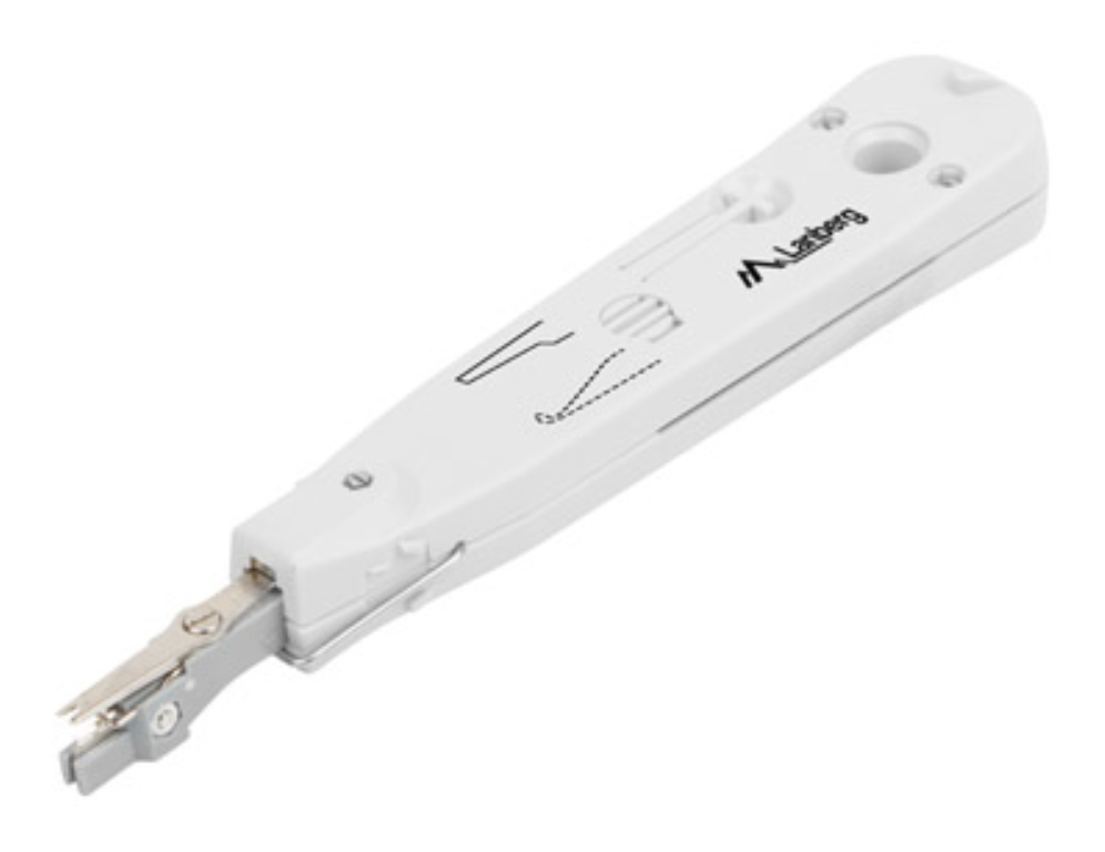 Lanberg NT-0001 crimpadora Herramienta de inserción Blanco