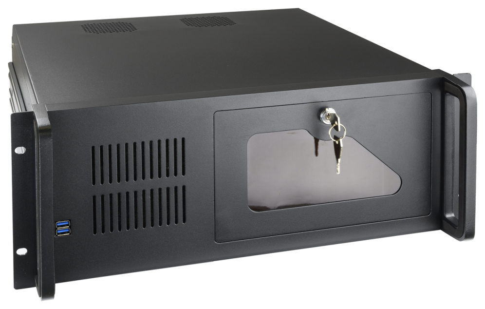 TooQ RACK-406N-USB3 armario rack Bastidor de pared Negro