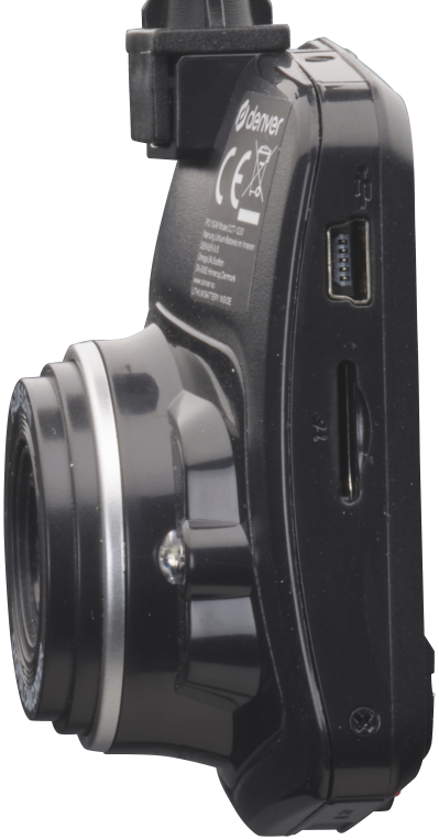Denver CCT-1230 HD Batería, CC Negro