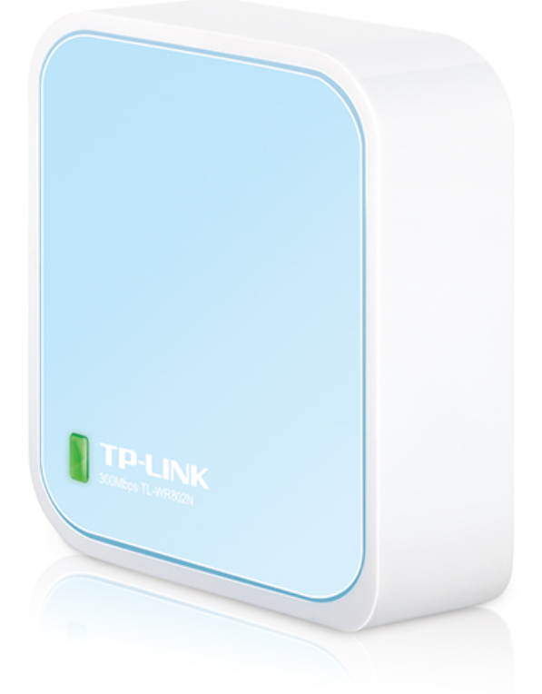 TP-Link TL-WR802N router inalámbrico Ethernet rápido Banda única (2,4 GHz) Azul, Blanco