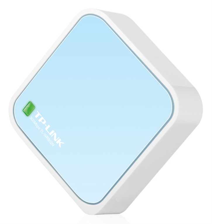 TP-Link TL-WR802N router inalámbrico Ethernet rápido Banda única (2,4 GHz) Azul, Blanco