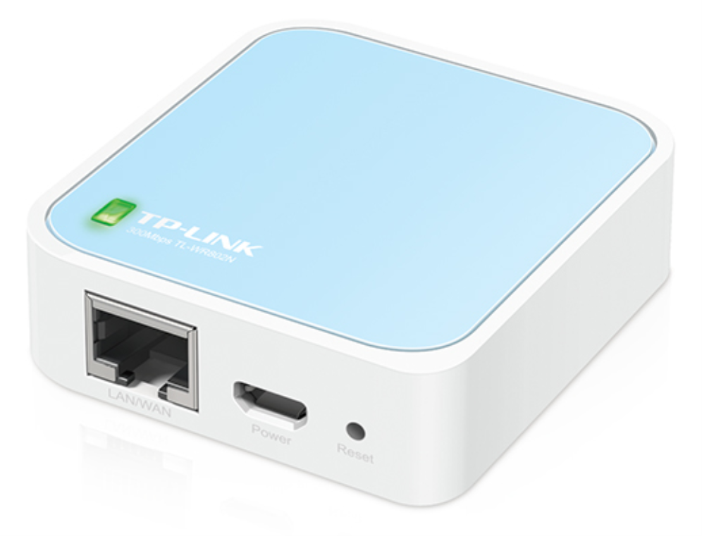 TP-Link TL-WR802N router inalámbrico Ethernet rápido Banda única (2,4 GHz) Azul, Blanco