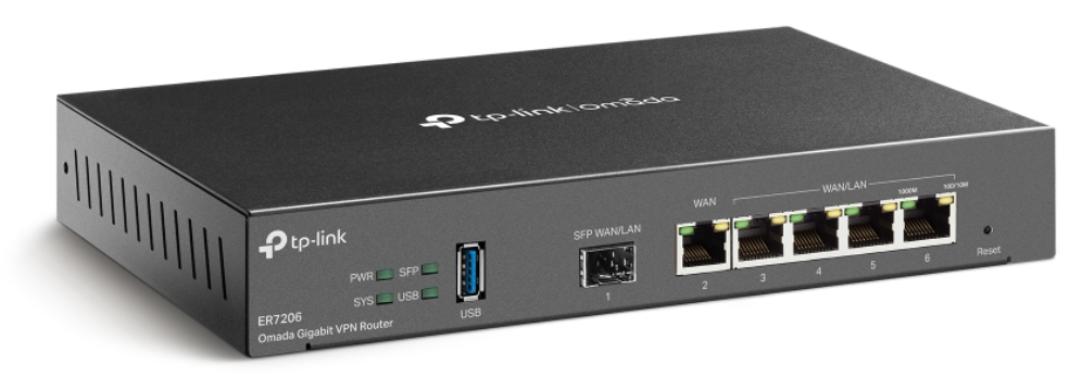 TP-Link Omada ER7206 router Gigabit Ethernet Negro