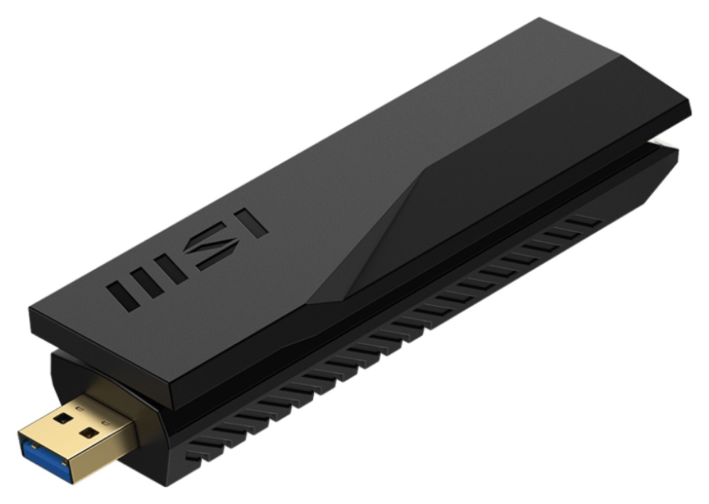 MSI BE6500 WiFi7 USB Stick - Dongle WLAN 2880 Mbit/s