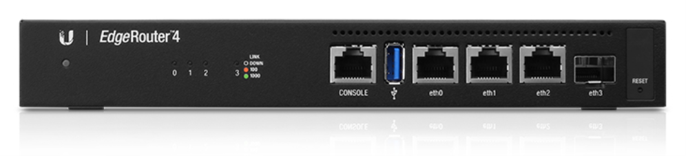 Ubiquiti EdgeRouter 4 router Gigabit Ethernet Negro