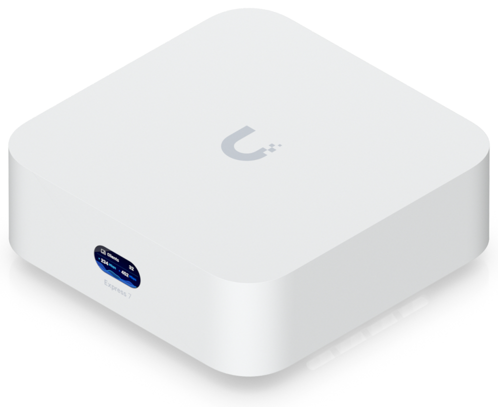 Ubiquiti UniFi Express 7 pasarel y controlador 10, 100, 1000, 2500, 10000 Mbit/s