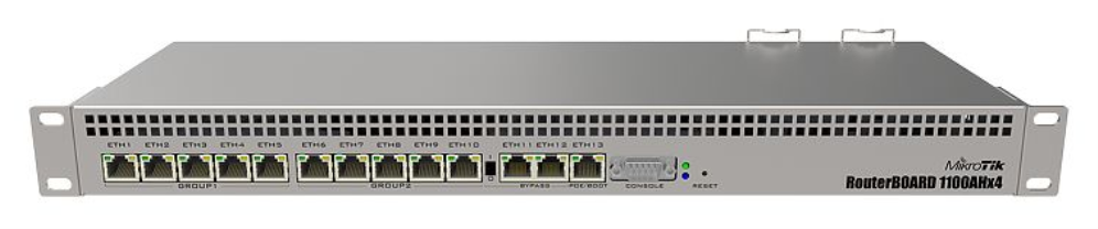 Mikrotik RB1100AHx4 router Gigabit Ethernet Acero inoxidable