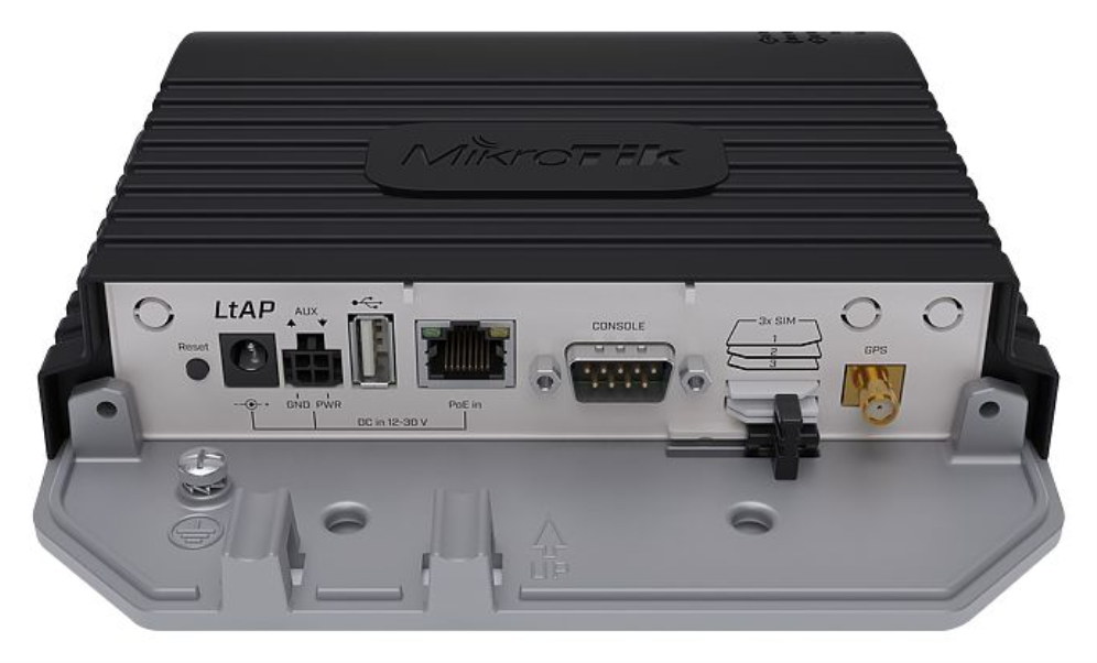 Mikrotik LtAP LTE kit 300 Mbit/s Negro Energía sobre Ethernet (PoE)