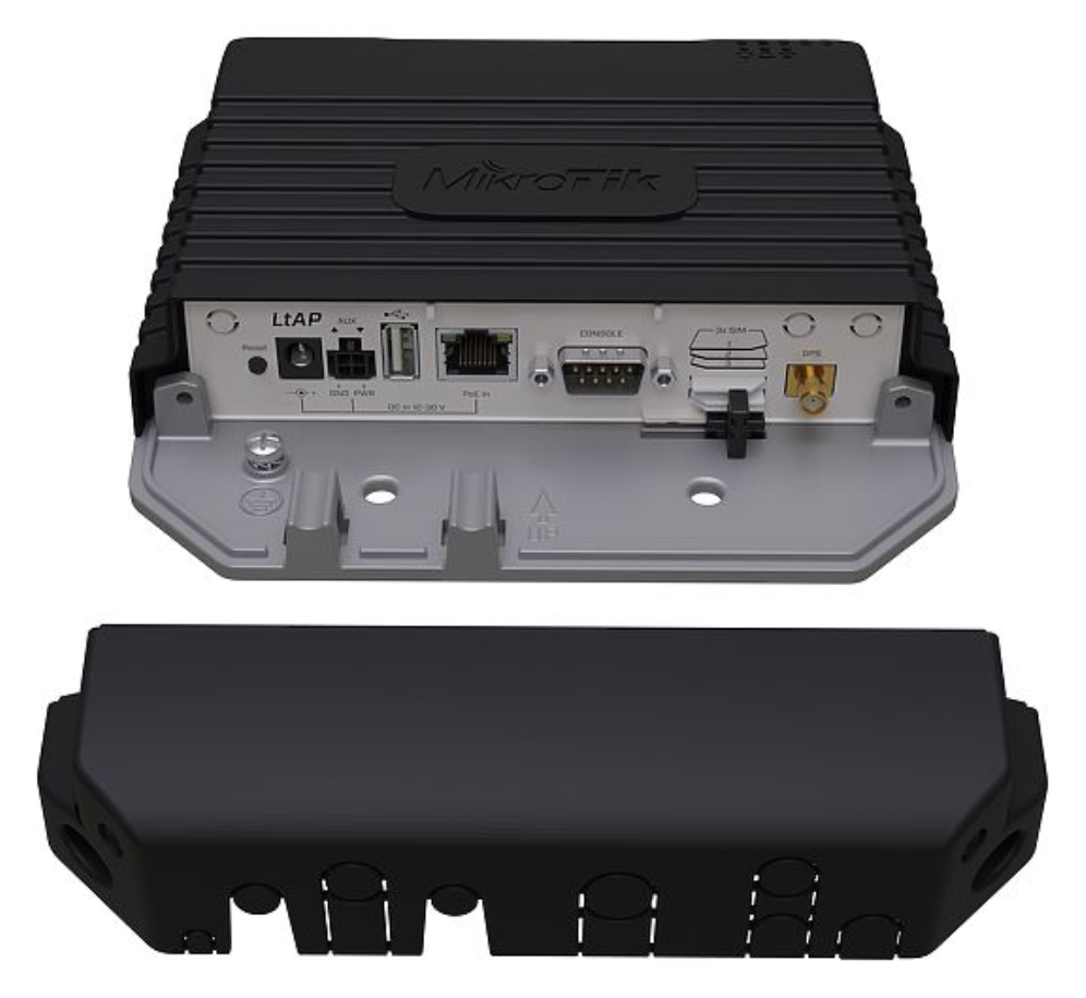 Mikrotik LtAP LTE kit 300 Mbit/s Negro Energía sobre Ethernet (PoE)
