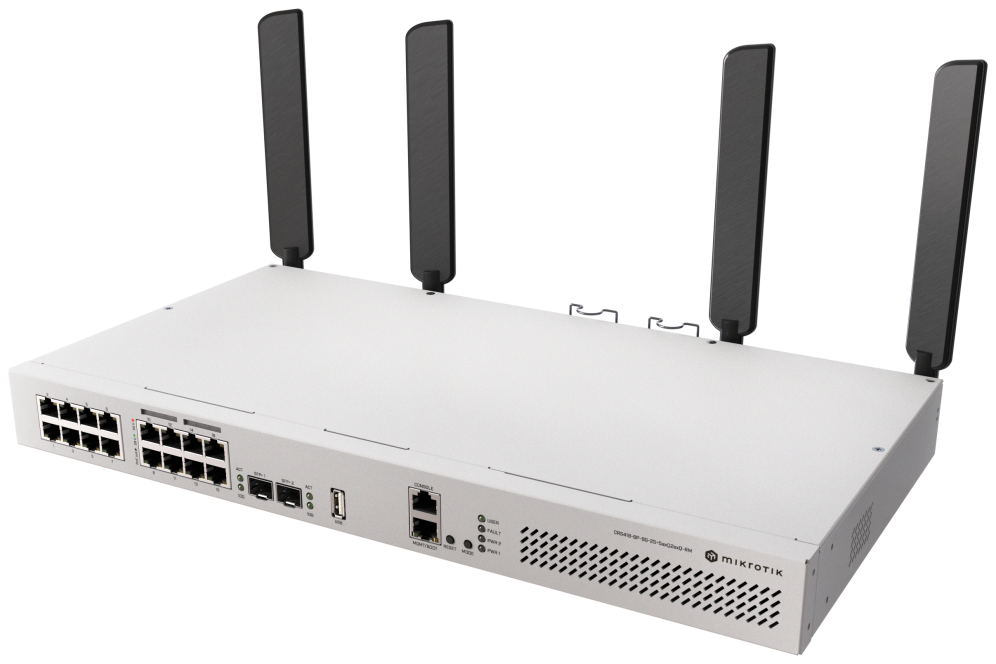 Mikrotik CRS418-8P-8G-2S+5axQ2axQ-RM L2/L3 Gigabit Ethernet (10/100/1000) Energía sobre Ethernet (PoE) 1U
