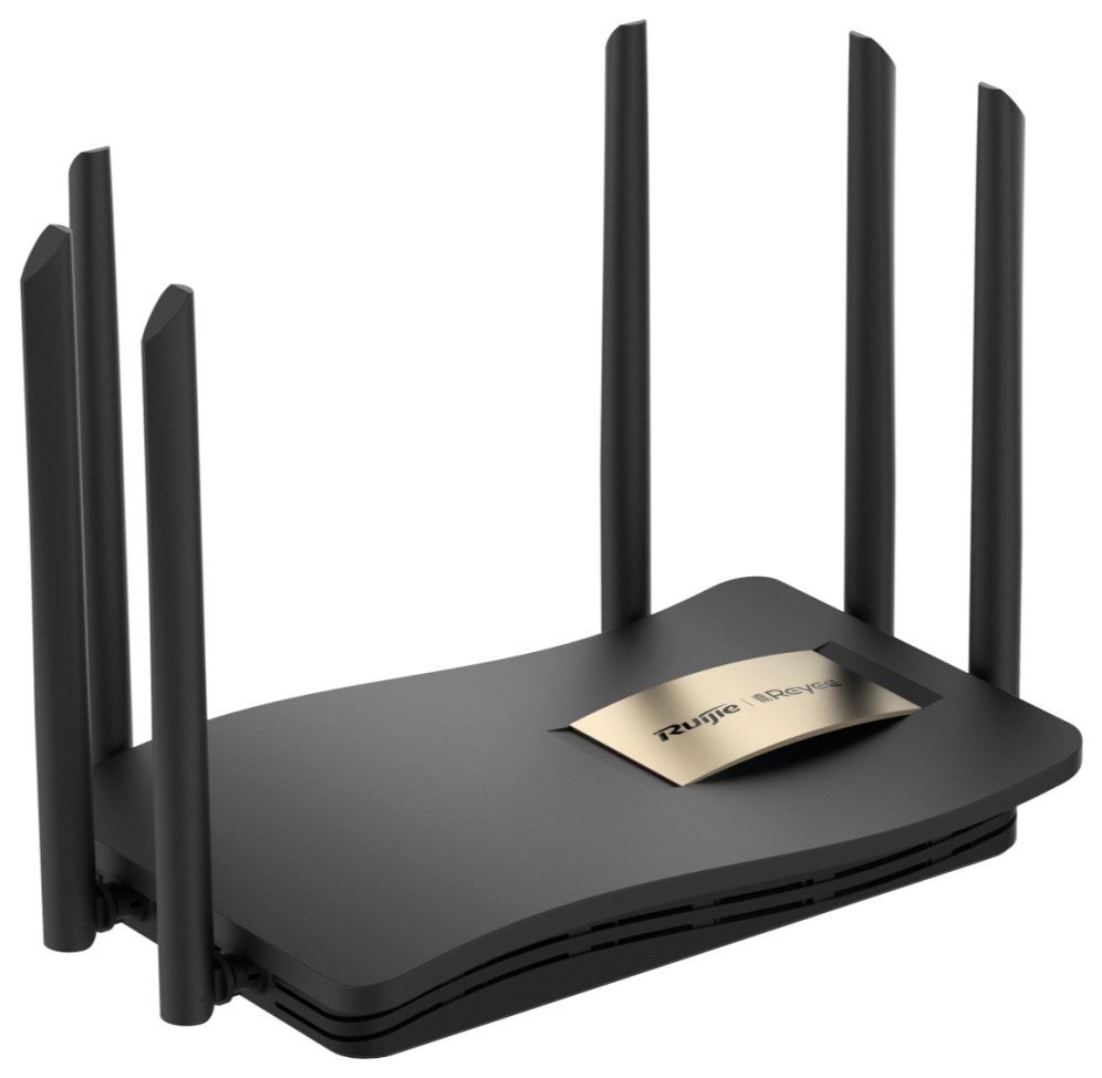 Ruijie Networks RG-EW1200G PRO router inalámbrico Gigabit Ethernet Doble banda (2,4 GHz / 5 GHz) Negro