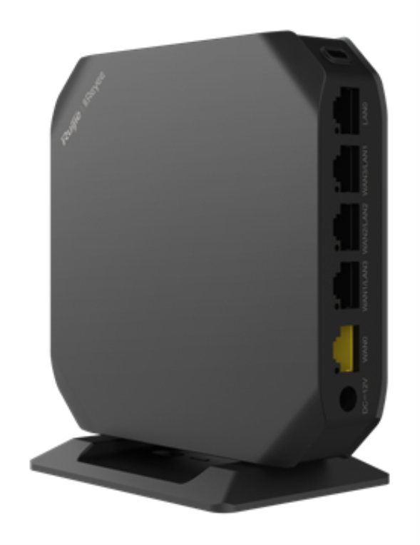 Ruijie Networks RG-EG105GW(T) router inalámbrico Gigabit Ethernet Doble banda (2,4 GHz / 5 GHz) Negro