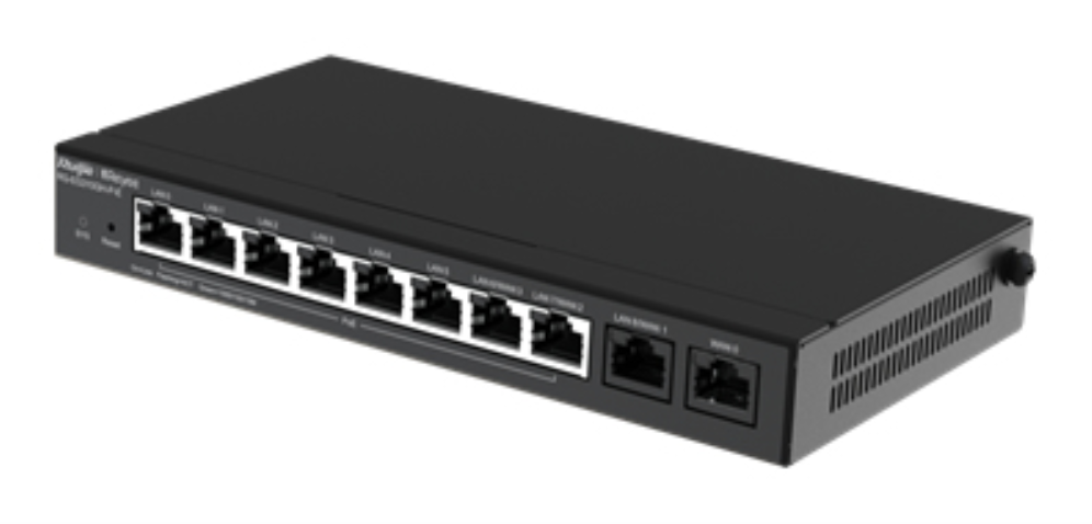 Ruijie Networks RG-EG310GH-P-E router Negro
