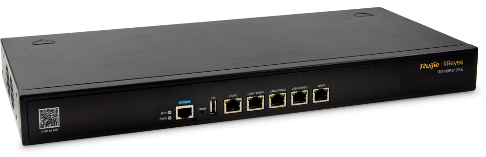 Ruijie Networks RG-NBR6120-E router Gigabit Ethernet Negro