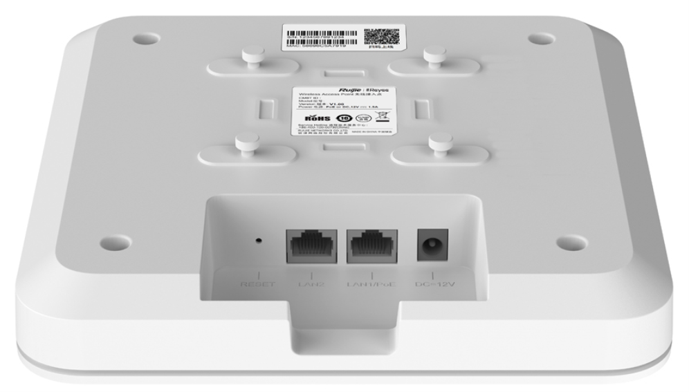 Ruijie Networks RG-RAP2260(G) punto de acceso inalámbrico 1201 Mbit/s Blanco Energía sobre Ethernet (PoE)