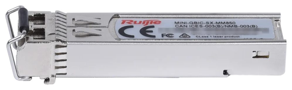 Ruijie Networks RG-MINI-GBIC-SXMM850 red modulo transceptor Fibra óptica 1000 Mbit/s SFP 850 nm